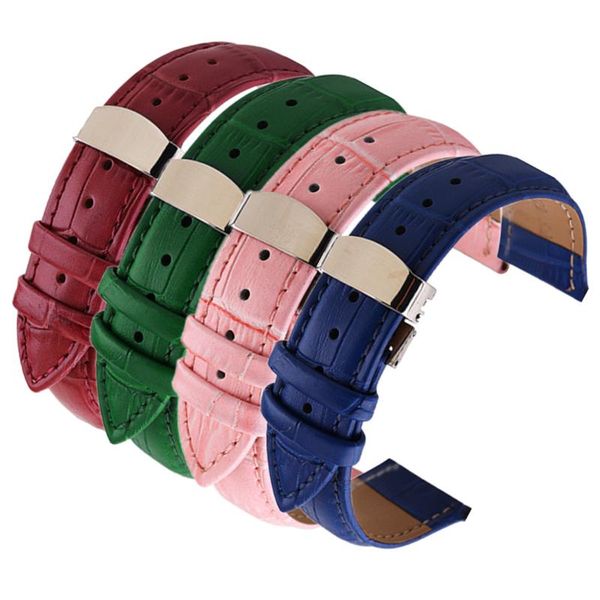 watch bands genuine leather watchband butterfly buckle croco grain bracelet sized in 12 13 14 16 17 18 19 20 21 22 24 mm, Black;brown
watch bands genuine leather watchband butterfly buckle croco grain bracelet sized in 12 13 14 16 17 18 19 20 21 22 24 mm, Black;brown