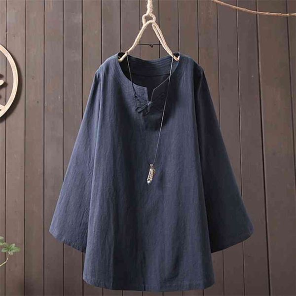 women cotton linen and blouse plus size 5xl v-neck long sleeve shirt female elegant vintage spring shirts casual 210514, White
women cotton linen and blouse plus size 5xl v-neck long sleeve shirt female elegant vintage spring shirts casual 210514, White