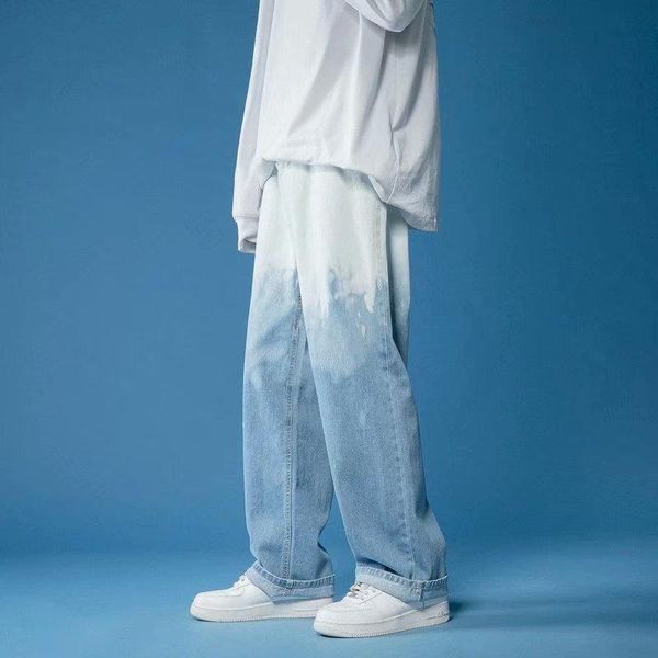 men's jeans men baggy denim trousers male pants wide leg for 2021 summer loose casual korean streetwear hip hop, Blue
men's jeans men baggy denim trousers male pants wide leg for 2021 summer loose casual korean streetwear hip hop, Blue