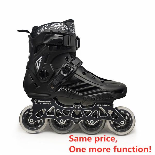 76-80-80-76mm rockered wheel inline skates shoes with 4x80mm / 3x110mm multi-use skating base roller patines street roll sneaker &
76-80-80-76mm rockered wheel inline skates shoes with 4x80mm / 3x110mm multi-use skating base roller patines street roll sneaker &