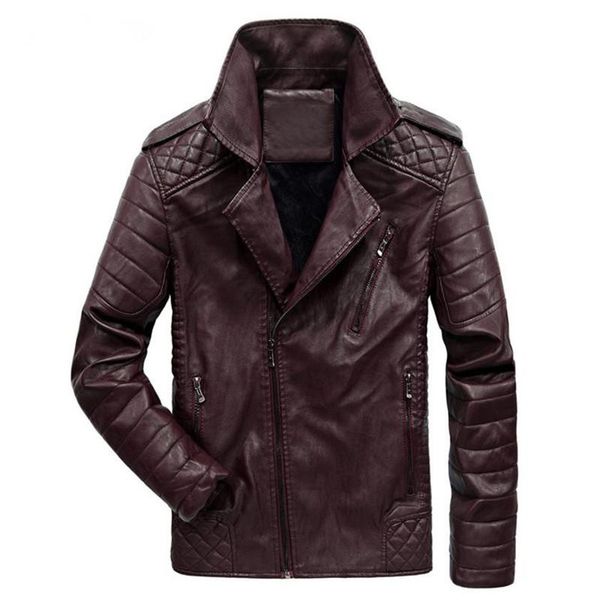 men's fur & faux nice autumn and winter men leather jacket coat classic british motorcycle leisure clothing, Black
men's fur & faux nice autumn and winter men leather jacket coat classic british motorcycle leisure clothing, Black