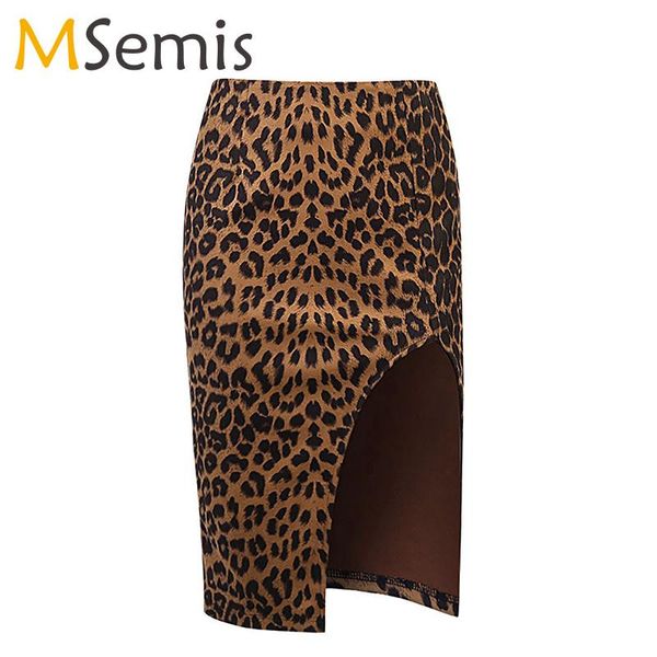 women fashion leopard front split faux suede skirts ladies high waist knee length bodycon cocktail party clubwear, Black
women fashion leopard front split faux suede skirts ladies high waist knee length bodycon cocktail party clubwear, Black
