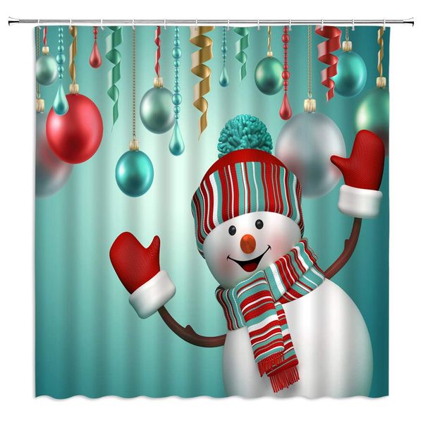 christmas shower curtain xmas ball ribbon snowman happy new year winter season festival holiday cartoon kids children decor
christmas shower curtain xmas ball ribbon snowman happy new year winter season festival holiday cartoon kids children decor