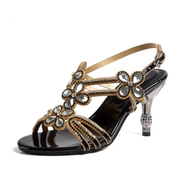 sandals high heels rhinestone wedding open toe back buckle strap crystals prom evening party dress ladies summer shoes 2cu5, Black
sandals high heels rhinestone wedding open toe back buckle strap crystals prom evening party dress ladies summer shoes 2cu5, Black
