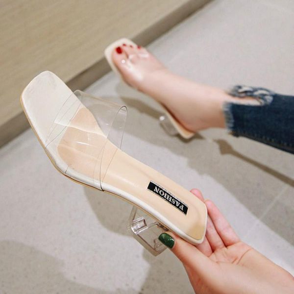 sandals 2021 summer korean transparent crystal heel thick middle slippers women's shoeszh100623, Black
sandals 2021 summer korean transparent crystal heel thick middle slippers women's shoeszh100623, Black