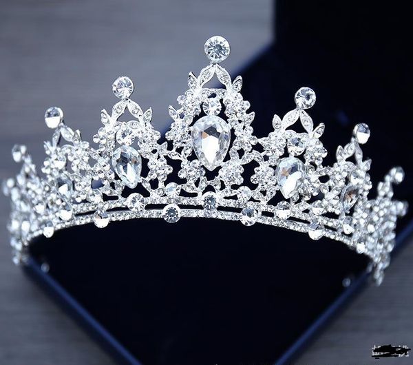 headpieces sparkling bling crystal rhinestone adorned crown bride's headpieces head tiaras accessories, Silver
headpieces sparkling bling crystal rhinestone adorned crown bride's headpieces head tiaras accessories, Silver