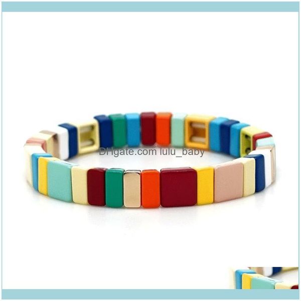 beaded bracelets jewelrybeaded strands stainless steel paint bracelet for men women multicolor elastic stacking handmade couple gift drop, Black 
beaded bracelets jewelrybeaded strands stainless steel paint bracelet for men women multicolor elastic stacking handmade couple gift drop, Black