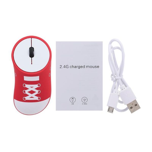 wireless rechargeable mouse sneaker mice 2.4g office silent click auto-sleep plug and play innovative design
wireless rechargeable mouse sneaker mice 2.4g office silent click auto-sleep plug and play innovative design