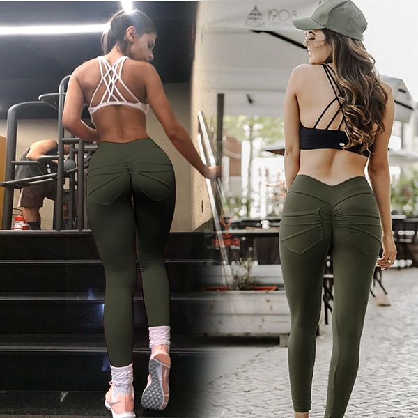 womens pants high waist fitness pants with pockets summer sports fitness sports stretch high waist tight yo-ga pants, Black
womens pants high waist fitness pants with pockets summer sports fitness sports stretch high waist tight yo-ga pants, Black