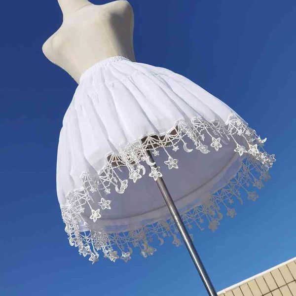 skirts japanese lolita support skirt kawaii moon star fringe lace hoop crinoline cute elastic waist ffy cosplay petticoat underski, Black
skirts japanese lolita support skirt kawaii moon star fringe lace hoop crinoline cute elastic waist ffy cosplay petticoat underski, Black