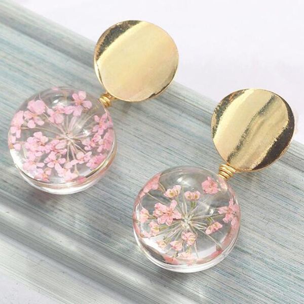 dangle & chandelier clear transparent ball earrings gold color sequin hanging for women fashion dried flower jewelry wedding earings, Silver
dangle & chandelier clear transparent ball earrings gold color sequin hanging for women fashion dried flower jewelry wedding earings, Silver