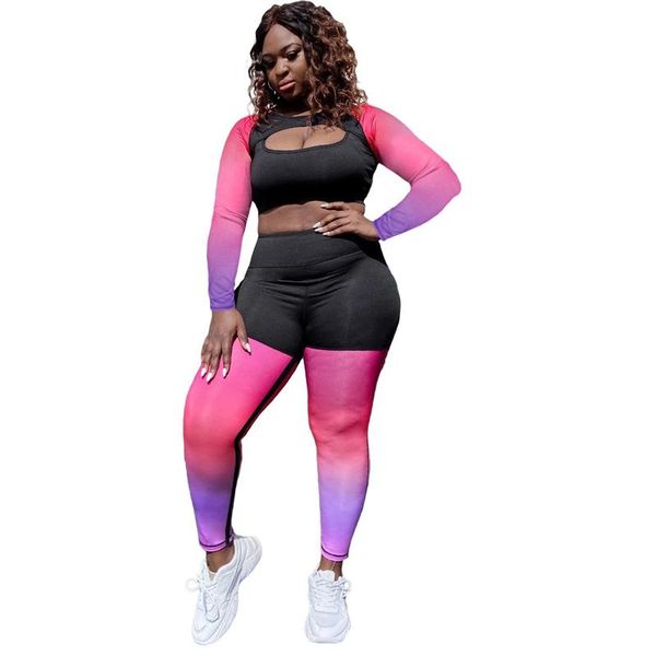 sport suits for women gradient color casual bust hollow patchwork quick dry crop slimming fitness legging yoga seamless set outfit
sport suits for women gradient color casual bust hollow patchwork quick dry crop slimming fitness legging yoga seamless set outfit