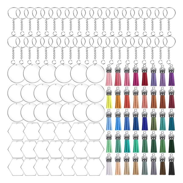 keychains 160 pcs acrylic keychain blanks craft tassel set, clear blank (hexagon and round) for diy crafting, Silver
keychains 160 pcs acrylic keychain blanks craft tassel set, clear blank (hexagon and round) for diy crafting, Silver