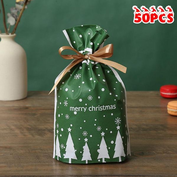 storage bags 50pcs christmas gift bag with drawstring reusable wrapping pouch suitable for packaging paper
storage bags 50pcs christmas gift bag with drawstring reusable wrapping pouch suitable for packaging paper