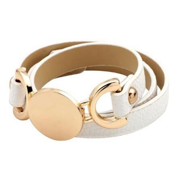 charm bracelets personality trend fashion dress design multi-color leather wide face bracelet ladies original multilayer wrap, Golden;silver
charm bracelets personality trend fashion dress design multi-color leather wide face bracelet ladies original multilayer wrap, Golden;silver