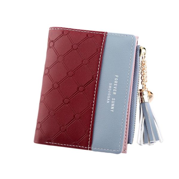 wallets women's purse short style tassel pendant wallet coin spot luxury cute phone bag cards holders for women, Red;black
wallets women's purse short style tassel pendant wallet coin spot luxury cute phone bag cards holders for women, Red;black