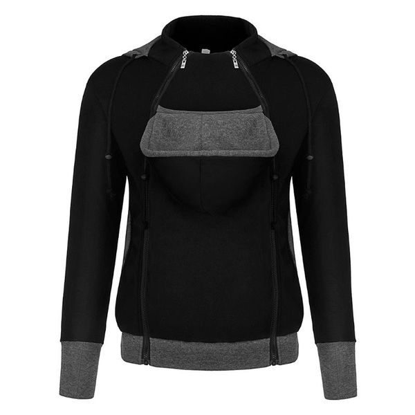 men's jackets 2 in 1 multi-function baby carrier coat kangaroo hooded father long sleeve pouch childcare bag zipper pregnancy, Black;brown
men's jackets 2 in 1 multi-function baby carrier coat kangaroo hooded father long sleeve pouch childcare bag zipper pregnancy, Black;brown