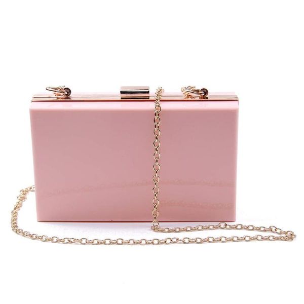 cosmetic bags & cases cute pink purse bag acrylic box clutch for women/girls, transparent stadium approved crossbody handbag with gold chain
cosmetic bags & cases cute pink purse bag acrylic box clutch for women/girls, transparent stadium approved crossbody handbag with gold chain