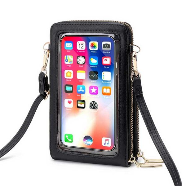 fast drop touch screen mobile phone bag female diagonal rfid anti-theft brush one-shoulder transparent mini wallet waist bags
fast drop touch screen mobile phone bag female diagonal rfid anti-theft brush one-shoulder transparent mini wallet waist bags