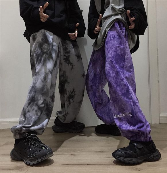 women's pants & capris south korea ins retro casual harajuku simple letter embroidery tie-dye fashion trend beam trousers spring couple, Black;white
women's pants & capris south korea ins retro casual harajuku simple letter embroidery tie-dye fashion trend beam trousers spring couple, Black;white