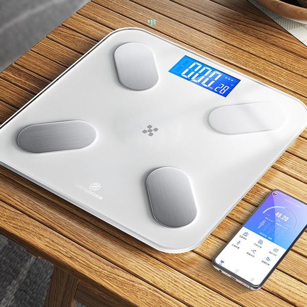 

smart scales precision floor scale weighing bathroom balance digital electronic led white pese personne household products de50tzc