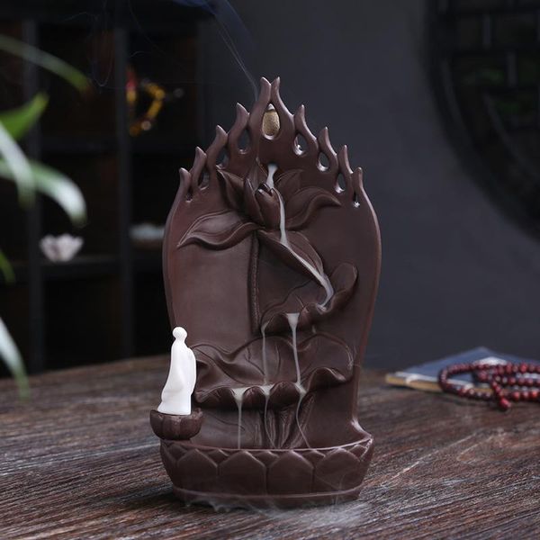 zisha backflow incense burner smoke waterfall zen sandalwood stick holder 20 pcs cones antique road fragrance lamps
zisha backflow incense burner smoke waterfall zen sandalwood stick holder 20 pcs cones antique road fragrance lamps