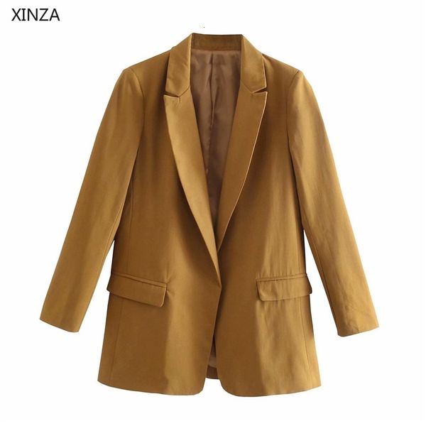 women's wool & blends women open front blazer long sleeve pronounced shoulders vintage office lady blazers coat woman flap pocket, Black
women's wool & blends women open front blazer long sleeve pronounced shoulders vintage office lady blazers coat woman flap pocket, Black