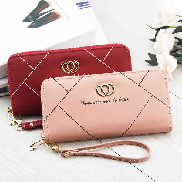 new wallet leisure large capacity mobile phone bag multi card position multifunctional women's long zipper handbag, Red;black
new wallet leisure large capacity mobile phone bag multi card position multifunctional women's long zipper handbag, Red;black