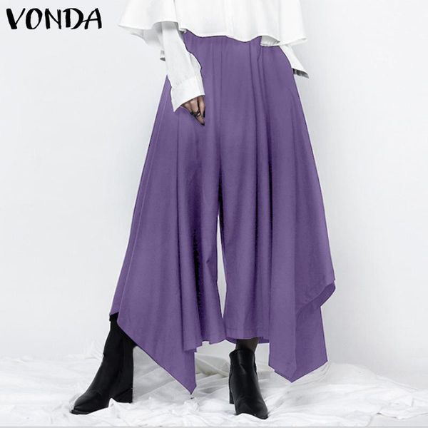 women's pants & capris vonda summer wide leg 2021 women solid color office loose irregular long plus size elegant party trousers, Black;white
women's pants & capris vonda summer wide leg 2021 women solid color office loose irregular long plus size elegant party trousers, Black;white