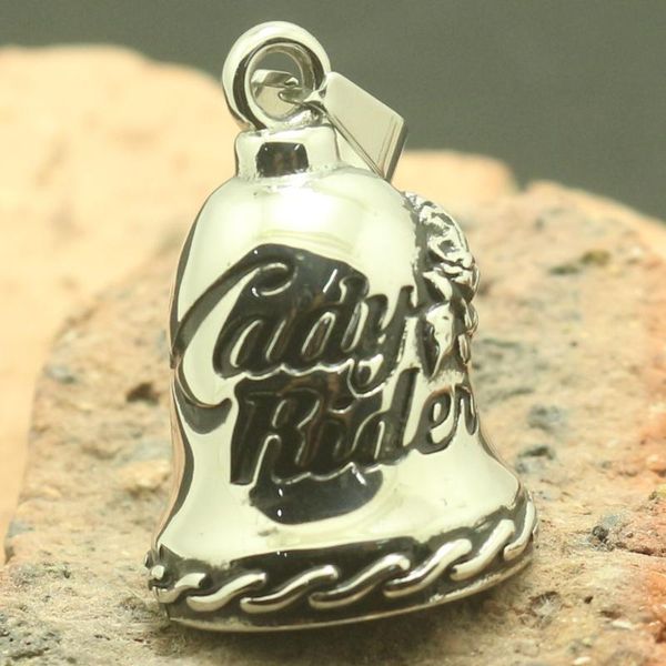 pendants 316l stainless steel cool lady rider flower silver no sound bell pendant for gift, Black
pendants 316l stainless steel cool lady rider flower silver no sound bell pendant for gift, Black