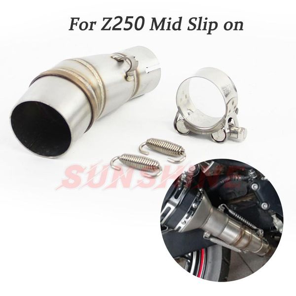 motorcycle exhaust system for z250 slip on modified mid pipe adapter connection link tube z 250
motorcycle exhaust system for z250 slip on modified mid pipe adapter connection link tube z 250