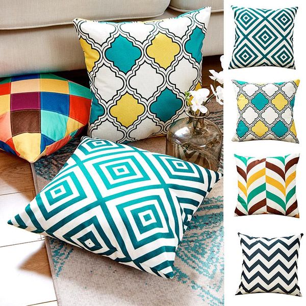 cushion/decorative pillow nordic cushion cover geometric pattern printed decorative case cotton linen throw pillowcase square sofa
cushion/decorative pillow nordic cushion cover geometric pattern printed decorative case cotton linen throw pillowcase square sofa