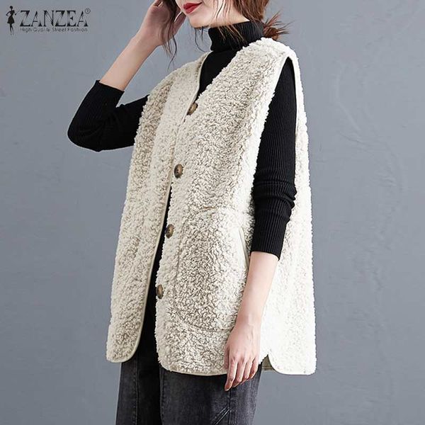 jacket stylish fluffy coats women's sleeveless jackets casual o neck waistcoat female single button outwears plus size, Black;brown
jacket stylish fluffy coats women's sleeveless jackets casual o neck waistcoat female single button outwears plus size, Black;brown