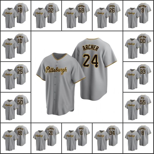 pittsburghpirates baseball jersey men women youth #6 starling marte 21 roberto clemente 55 josh bell 24 chris archer custom gray, Black
pittsburghpirates baseball jersey men women youth #6 starling marte 21 roberto clemente 55 josh bell 24 chris archer custom gray, Black
