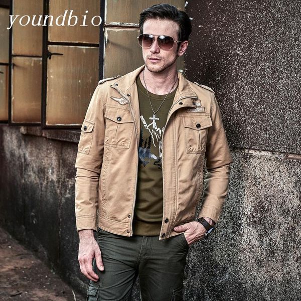 men's jackets military cotton men coat stand collar outwear casual army bomber tactics outdoor sports hunting jacket, Black;brown
men's jackets military cotton men coat stand collar outwear casual army bomber tactics outdoor sports hunting jacket, Black;brown