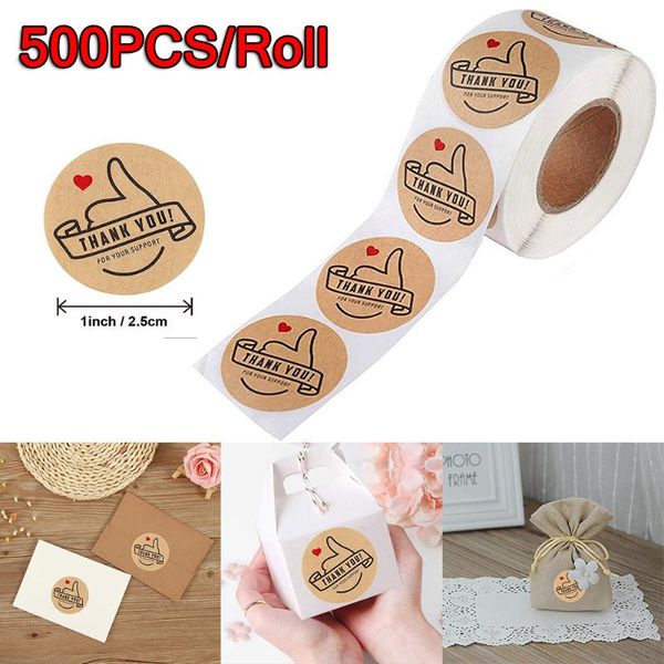 gift wrap 1 inch round kraft, thank you for support especially stickers with black font and red heart label
gift wrap 1 inch round kraft, thank you for support especially stickers with black font and red heart label