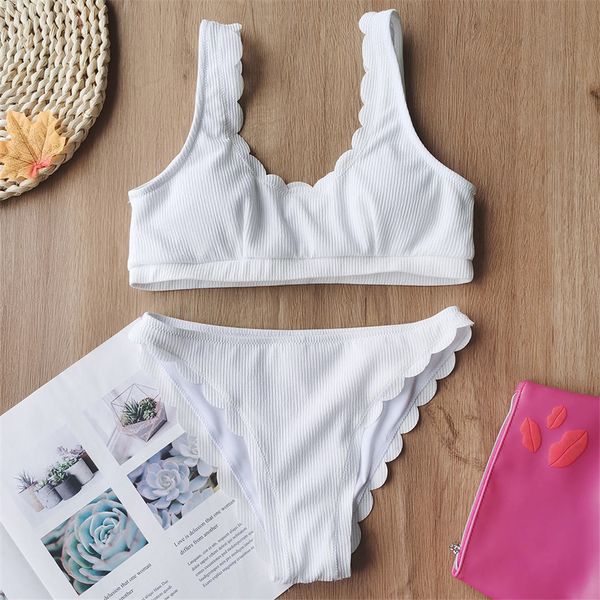 new white ribbed mid waist bikini women swimwear female swimsuit two-pieces bikini set bather bathing suit swim lady k2183
new white ribbed mid waist bikini women swimwear female swimsuit two-pieces bikini set bather bathing suit swim lady k2183