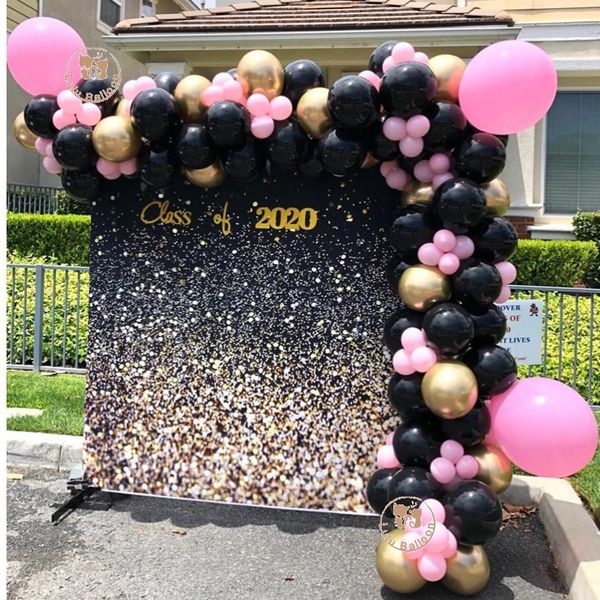 125 pcs black pink balloon garland kit as backdrop for birthday baby bridal shower party decorations
125 pcs black pink balloon garland kit as backdrop for birthday baby bridal shower party decorations