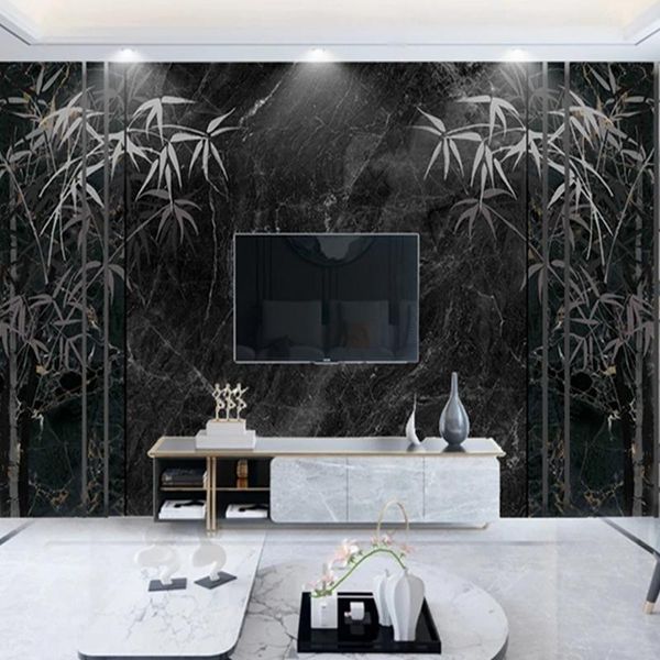 wallpapers custom po murals modern style hand painted bamboo black marble wallpaper bedroom living room sofa background wall waterproof
wallpapers custom po murals modern style hand painted bamboo black marble wallpaper bedroom living room sofa background wall waterproof