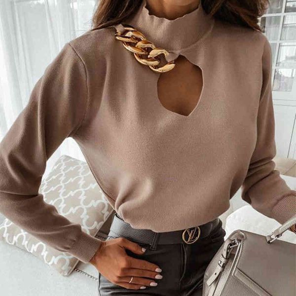 knits spring women hight neck hollow out solid elegant chain slim long sleeve blouse shirts office female casual blusa j41d gxk5, White
knits spring women hight neck hollow out solid elegant chain slim long sleeve blouse shirts office female casual blusa j41d gxk5, White