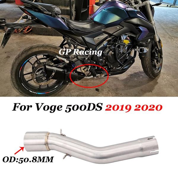 motorcycle exhaust system 51mm slip on for voge 500ds 2021 escape modified middle tube connection link pipe withtout muffler
motorcycle exhaust system 51mm slip on for voge 500ds 2021 escape modified middle tube connection link pipe withtout muffler