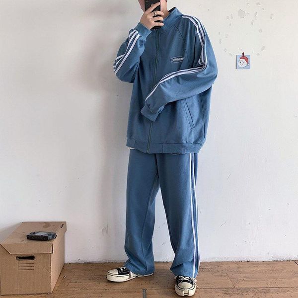 men's tracksuits set spring autumn korean fashion suit one of clothes, sweater jacket, student class uniform, sports, Gray
men's tracksuits set spring autumn korean fashion suit one of clothes, sweater jacket, student class uniform, sports, Gray