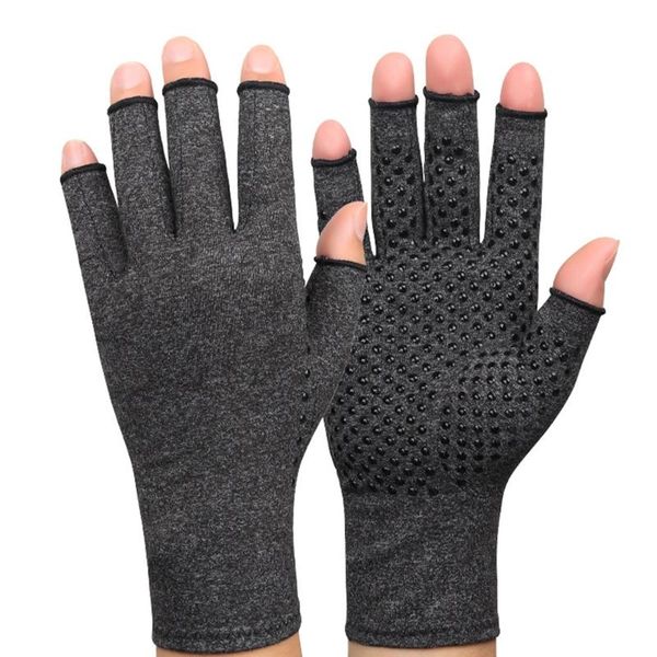 men women universal grey compression cycling outdoor sports gloves hand wrist arthritis pains relief winter warm, Black
men women universal grey compression cycling outdoor sports gloves hand wrist arthritis pains relief winter warm, Black