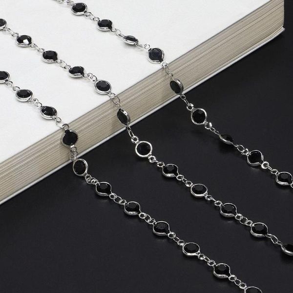 other fashion accessories handmade black crystal beads eyeglass chain glasses cord lanyard rope for sunglasses strap holder reading, Silver
other fashion accessories handmade black crystal beads eyeglass chain glasses cord lanyard rope for sunglasses strap holder reading, Silver