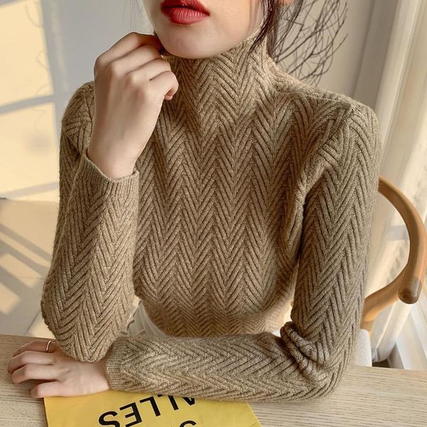 women's sweaters 2021 autumn and winter high-neck cashmere sweater ladies long loose knit pullover shirt, White;black
women's sweaters 2021 autumn and winter high-neck cashmere sweater ladies long loose knit pullover shirt, White;black
