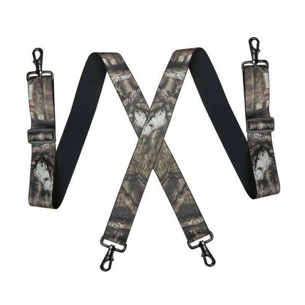 heavy duty camouflage suspenders men work 5cm/2inch wide big tall x-back 4 swivel snap hooks adjustable elastic trouser braces, Black;white
heavy duty camouflage suspenders men work 5cm/2inch wide big tall x-back 4 swivel snap hooks adjustable elastic trouser braces, Black;white