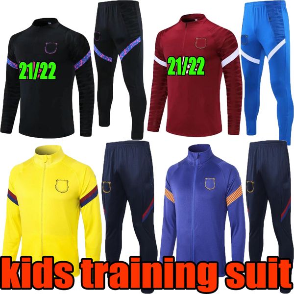 kids 20 21 22 messi barcelona jacket training soccer jersey set griezmann f.de jong countinho 2021 2022 dest sergio classic boys long-sleeve, Black;yellow
kids 20 21 22 messi barcelona jacket training soccer jersey set griezmann f.de jong countinho 2021 2022 dest sergio classic boys long-sleeve, Black;yellow