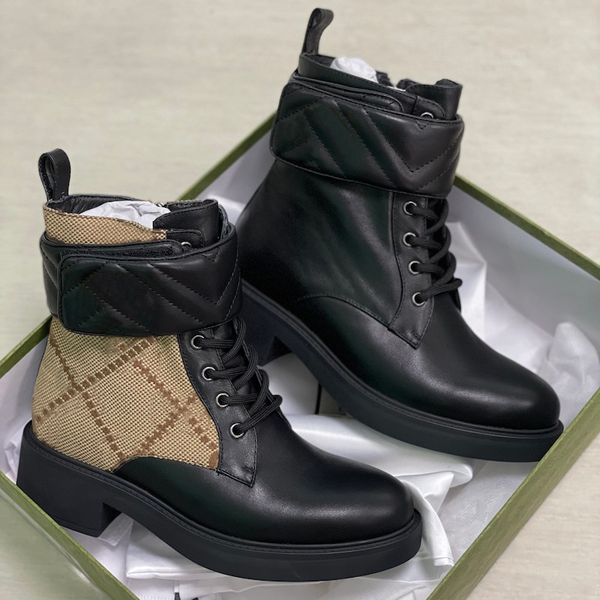 women's ankle boot with double g martin desert boots monogram genuine leather quilted lace-up winter shoes rubber lug sole, Black
women's ankle boot with double g martin desert boots monogram genuine leather quilted lace-up winter shoes rubber lug sole, Black
