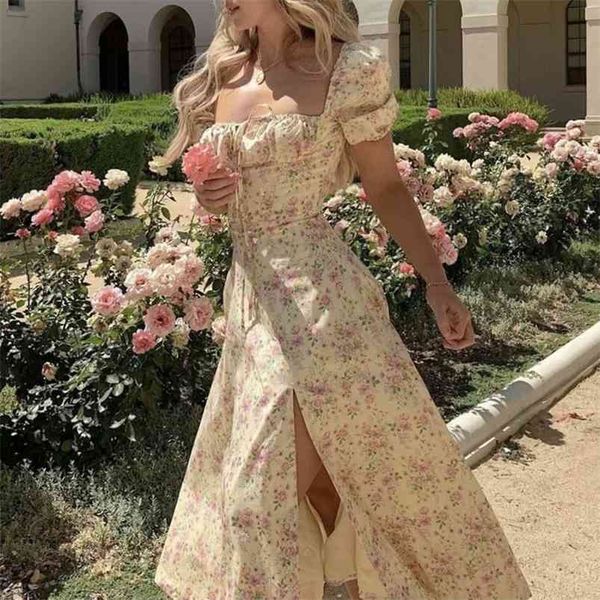 women summer print vintage dress short sleeve bow tie elastic bust split fork female elegant sweet street dresses clothing 210513, Black;gray
women summer print vintage dress short sleeve bow tie elastic bust split fork female elegant sweet street dresses clothing 210513, Black;gray