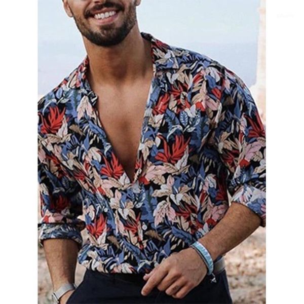 men clothing 2021 spring european american floral long-sleeved lapel shirt male large size camisas para hombre men's casual shirts, White;black
men clothing 2021 spring european american floral long-sleeved lapel shirt male large size camisas para hombre men's casual shirts, White;black